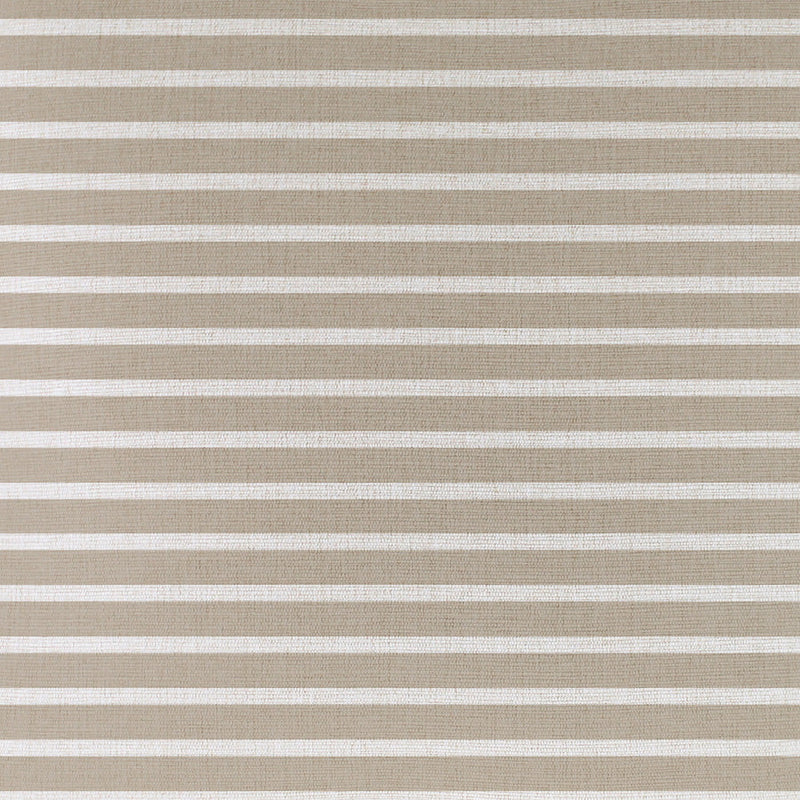 Cushion Cover-Coastal Fringe Natural-Hampton Stripe Beige-35cm x 50cm