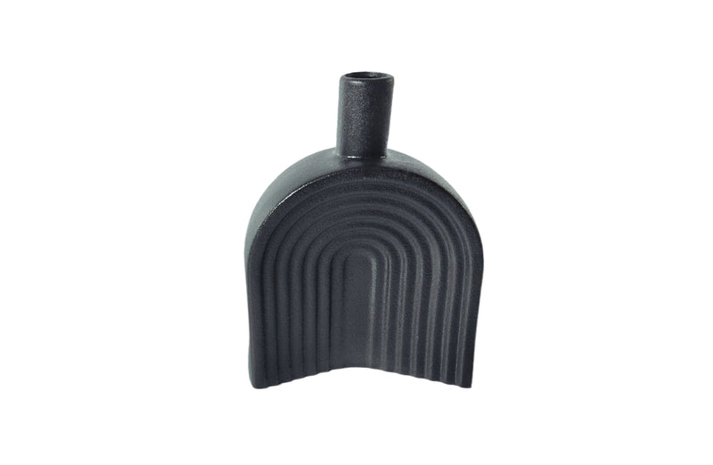 Nordic Arch Vase - Black