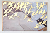 Joy of Birds Framed Canvas Wall Art - Large