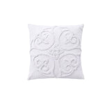 Bianca Ella White Square Filled Cushion 43 x 43cm