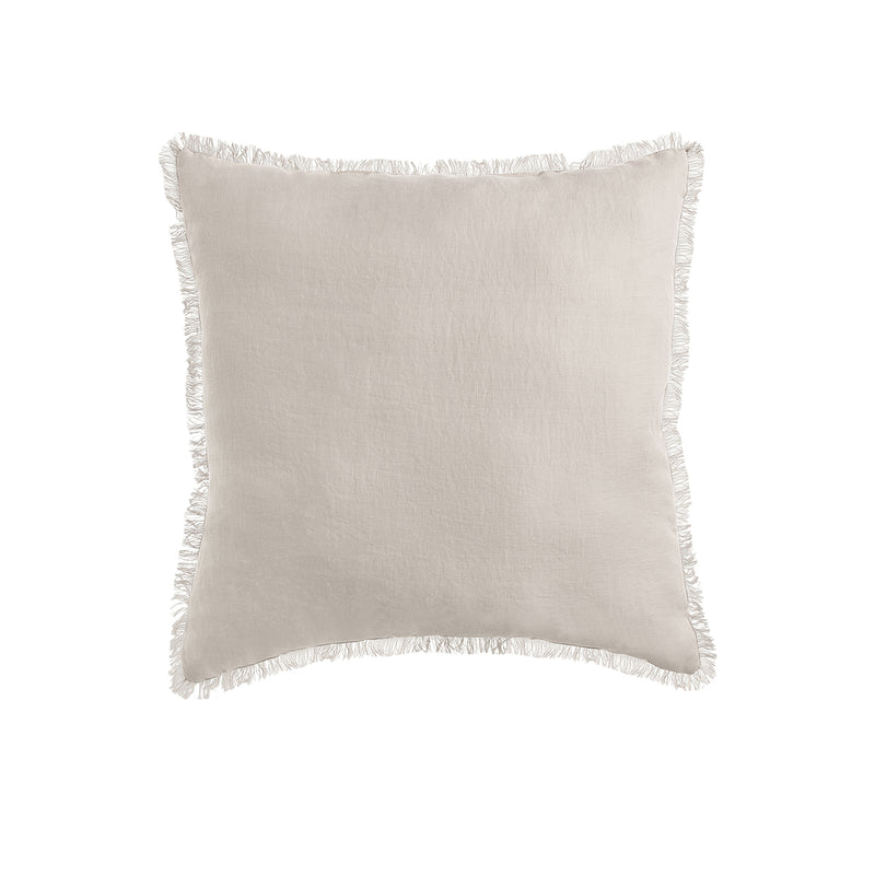 Vintage Design Homewares Natural French Linen Filled Cushion Square - 55cm x 55cm
