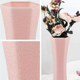 3-piece Plastic Hydroponic Vase Set for Creative Home Decor - White