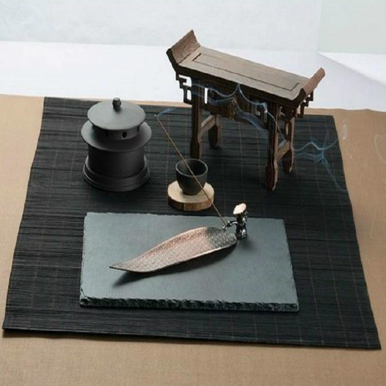 Large Sandalwood Incense Sticks with Leaf Ornaments - Gold