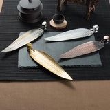 Large Sandalwood Incense Sticks with Leaf Ornaments - Gold