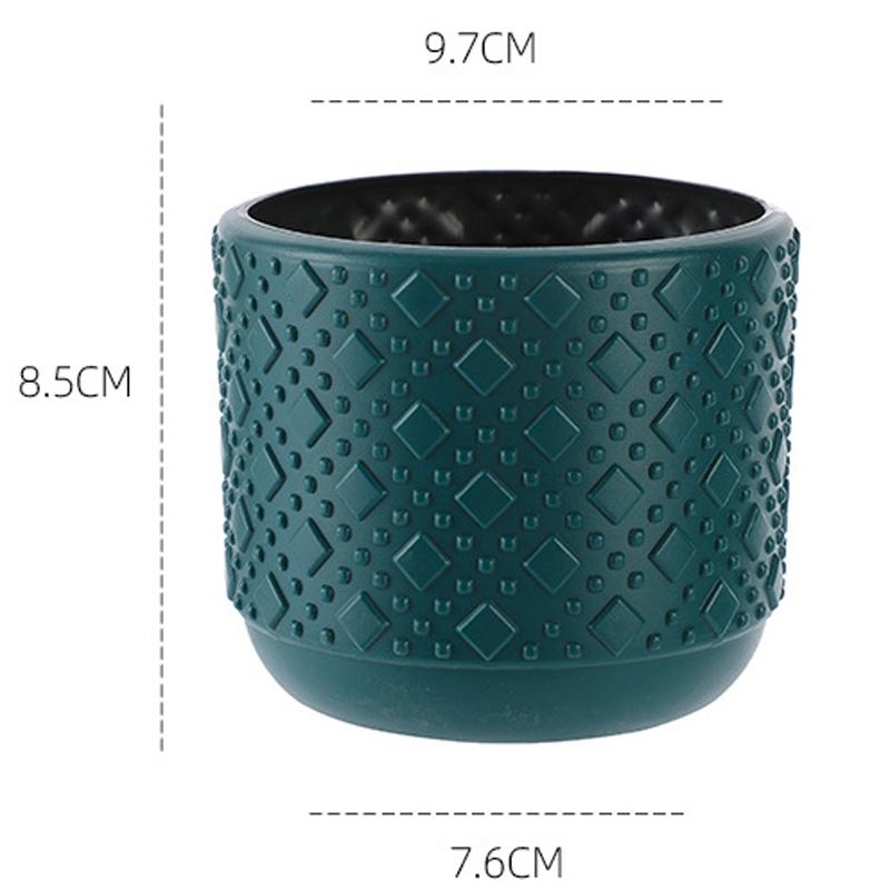 Versatile Vase for Wet and Dry Flowers - Glazed Finish Durable Design - Rose Pink